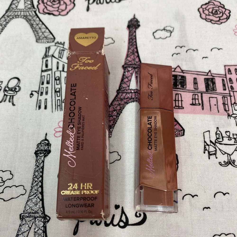 TOO FACED ‎ Melted Chocolate Liquid Matte Eyeshadow Shade Amaretto